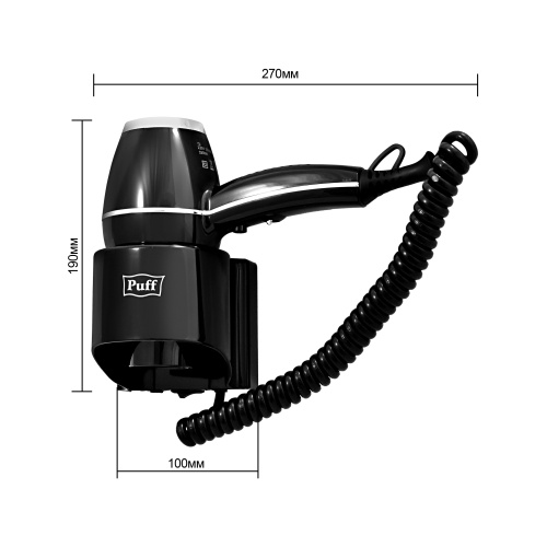 Фен для волос Puff-1800BL фото 9